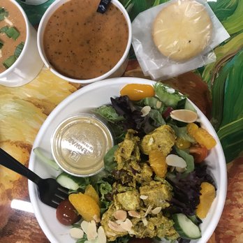 Revolutionary Soup - Tomato Basil Bisque; Curried Chicken Salad - New American Near Me - Charlottesville, Virginia Revolutionary Soup - Tomato Basil Bisque; Curried Chicken Salad - New American Near Me - Charlottesville, Virginia