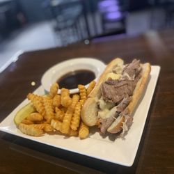 Courtside Bar & Grill - French Dip Sandwich with House Jus