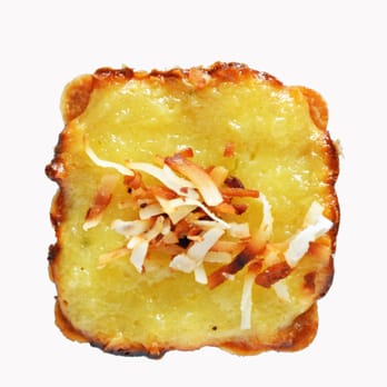 Casa Gioia - Dominican Coconut Bite - Shortbread crust with creamy and rich coconut filling and toasted coconut flakes. - Desserts Near Me - Doral , Florida Casa Gioia - Dominican Coconut Bite - Shortbread crust with creamy and rich coconut filling and toasted coconut flakes. - Desserts Near Me - Doral , Florida