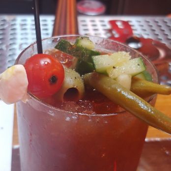 Streetside Market - Ashley's epic Bloody Mary to rule the world! Get it extra spicy with Sriracha! - Asian Fusion Near Me - Hammond, Louisiana