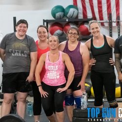 Top Gun Strength - One of our OLY Meets- the ladies