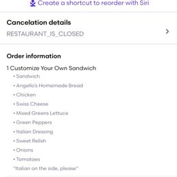 The cancelation receipt! The cancelation receipt!