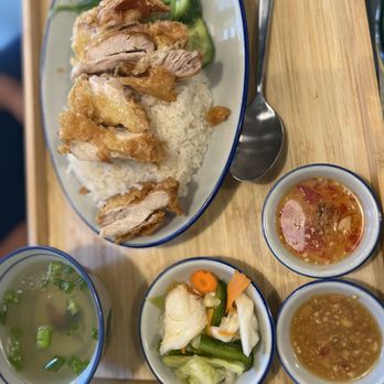 A Ma Chicken Rice - Crispy chicken rice - Asian Fusion Near Me - Redmond, Washington
