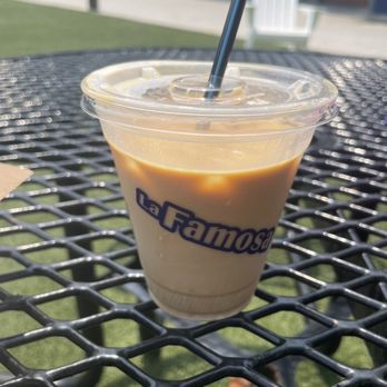 La Famosa - Regular Iced Coffee with Cream - Puerto Rican Near Me - Washington, DC, District of Columbia La Famosa - Regular Iced Coffee with Cream - Puerto Rican Near Me - Washington, DC, District of Columbia