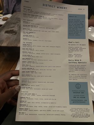 Menu photo 5 District Winery Washington, DC, DC Menu photo 5 District Winery Washington, DC, DC