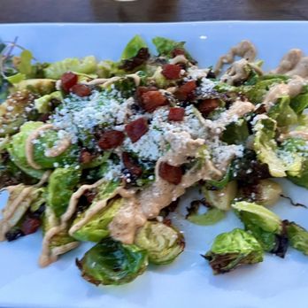 Sam & Maggie's Dockside Grill - Charred Brussels sprouts - Caribbean Near Me - Pasadena, Maryland Sam & Maggie's Dockside Grill - Charred Brussels sprouts - Caribbean Near Me - Pasadena, Maryland