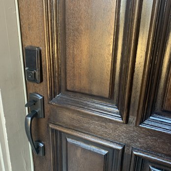 Sturdy Doors Refinishing - New hardware installed at no extra charge - Painters Near Me - Dallas, Texas Sturdy Doors Refinishing - New hardware installed at no extra charge - Painters Near Me - Dallas, Texas