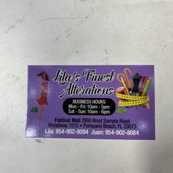 Lila's Finest Alterations