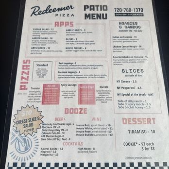 Redeemer Pizza - Menu - Pizza Near Me - Denver, Colorado Redeemer Pizza - Menu - Pizza Near Me - Denver, Colorado