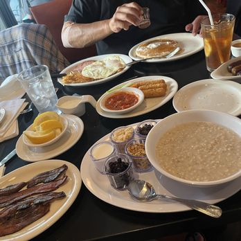 Russell's - Ham and Ham & 3 eggs Pancakes Sausages Mozzarella Sticks Oatmeal Breakfast plus Bacon (4 Strips) Brewed Iced Tea Iced Tea - American Near Me - Pasadena, California Russell's - Ham and Ham & 3 eggs Pancakes Sausages Mozzarella Sticks Oatmeal Breakfast plus Bacon (4 Strips) Brewed Iced Tea Iced Tea - American Near Me - Pasadena, California