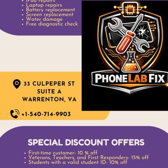 PhoneLabFix - Mobile Phone Repair Near Me - Warrenton, Virginia PhoneLabFix - Mobile Phone Repair Near Me - Warrenton, Virginia