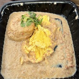 Terrible biscuits and gravy. Terrible biscuits and gravy.