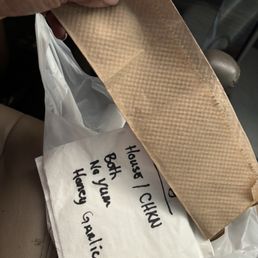 Why write on the good napkins but serve customers the industrial paper towel?