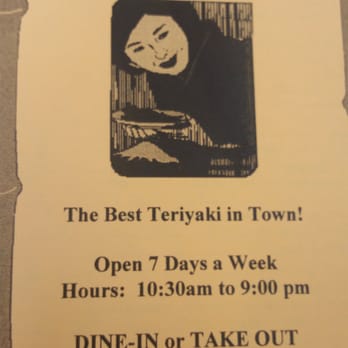 Sun's Teriyaki - Open 7 days a week! - Japanese Near Me - Graham, Washington Sun's Teriyaki - Open 7 days a week! - Japanese Near Me - Graham, Washington