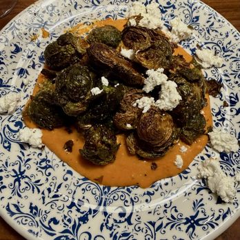 Tupelo Honey - crispy brussel sprouts w/ goat cheese - Breakfast & Brunch Near Me - Raleigh, North Carolina Tupelo Honey - crispy brussel sprouts w/ goat cheese - Breakfast & Brunch Near Me - Raleigh, North Carolina