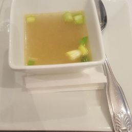 Complimentary fish soup Complimentary fish soup