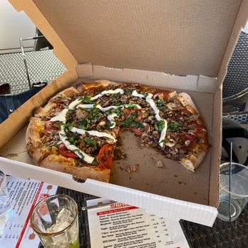 June Pie Pizza - New Yorker added Basil / Cadillac Margarita tajin rim - Pizza Near Me - June Lake, California June Pie Pizza - New Yorker added Basil / Cadillac Margarita tajin rim - Pizza Near Me - June Lake, California