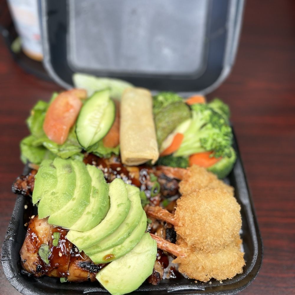 Teriyaki J's Bellflower - 1/2 and 1/2 Combo Bowl - Japanese Near Me - Bellflower, California Teriyaki J's Bellflower - 1/2 and 1/2 Combo Bowl - Japanese Near Me - Bellflower, California