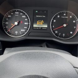 Budget - Vehicle that failed and service wasn't done.