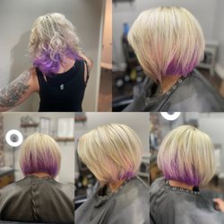 Authentic Hair Design - Over grown out hair - to a modern haircut