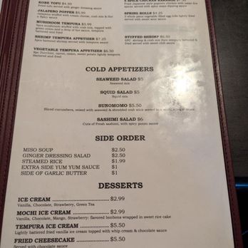 Kobe Teppan & Sushi - Appetizers options and price menus update. - Japanese Near Me - Tempe, Arizona Kobe Teppan & Sushi - Appetizers options and price menus update. - Japanese Near Me - Tempe, Arizona
