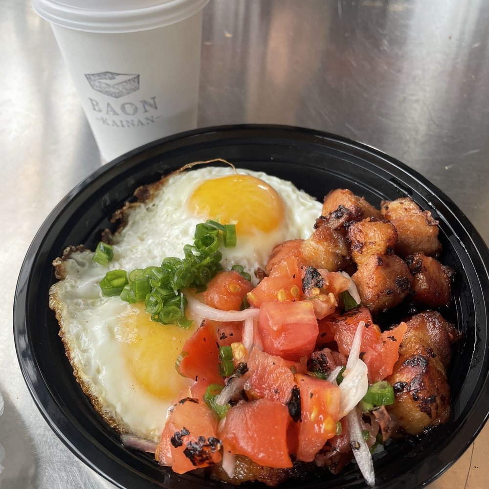 Baon Kainan - Brunch Tosilog and calamansi cider - Filipino Near Me - Portland, Oregon