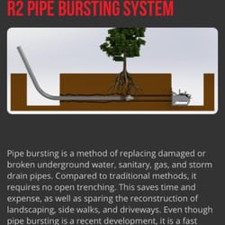 Alpha Plumbing & Heating - Pipe bursting replace old sewer line with new one