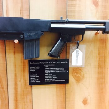 Air Force Armament Museum - Prototype arm pistol in 223 cal - Museums Near Me - Eglin Air Force Base, Florida Air Force Armament Museum - Prototype arm pistol in 223 cal - Museums Near Me - Eglin Air Force Base, Florida