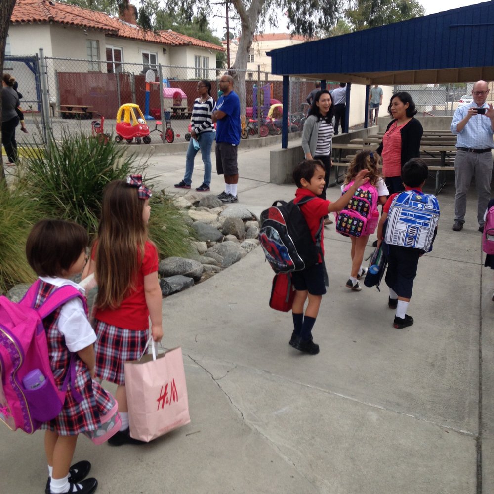 Good Shepherd School - Line up to go to the class - Elementary Schools Near Me - Los Angeles, California Good Shepherd School - Line up to go to the class - Elementary Schools Near Me - Los Angeles, California
