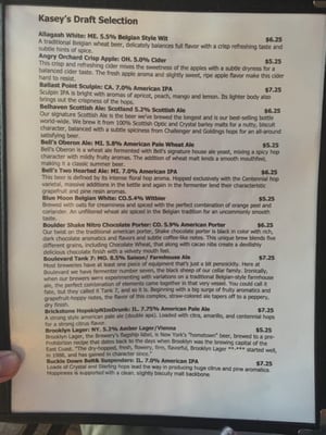 Menu photo 4 Kasey's Tavern Chicago, IL