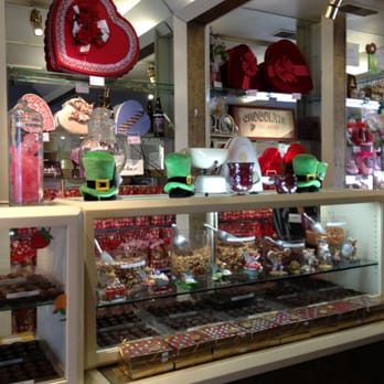Cummings Studio Chocolates - One of several cases - Candy Stores Near Me - Salt Lake City, Utah