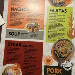 El Rancho - Menu