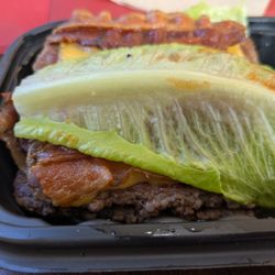 Wendy's - Baconator, keto style. Wendy's, Homosassa.