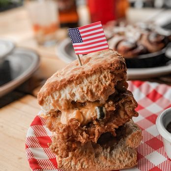 Bub City - Fried Chicken & Cheese Biscuit - Barbeque Near Me - Chicago, Illinois