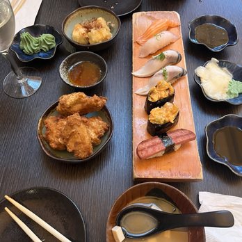 Sushi Payce - Sashimi, miso soup, Fried Chicken Wings, and Agedash Tofu - Sushi Bars Near Me - Chicago, Illinois Sushi Payce - Sashimi, miso soup, Fried Chicken Wings, and Agedash Tofu - Sushi Bars Near Me - Chicago, Illinois