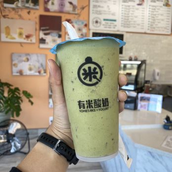 Yomie’s Rice X Yogurt - Matcha Red Bean - Desserts Near Me - Rocklin, California Yomie’s Rice X Yogurt - Matcha Red Bean - Desserts Near Me - Rocklin, California