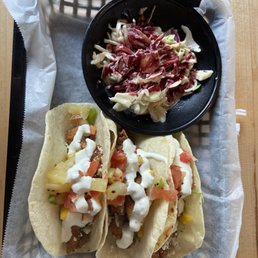 Pig Kahuna and Blackberry Slaw