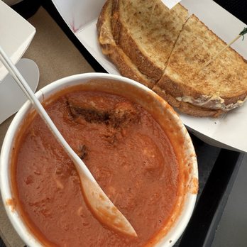 Boudin - The Great Grilled Cheese and rustic tomato soup - Bakeries Near Me - San Francisco, California