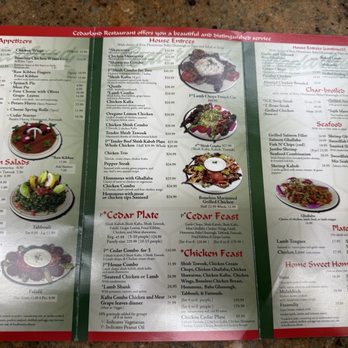 Cedarland Restaurant - Menu - Middle Eastern Near Me - Dearborn, Michigan Cedarland Restaurant - Menu - Middle Eastern Near Me - Dearborn, Michigan