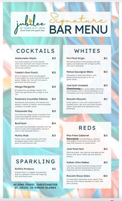 Menu photo 3 Jubilee by Yaadie Christiansted, VI Menu photo 3 Jubilee by Yaadie Christiansted, VI