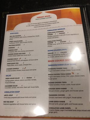 Menu photo 5 Kathmandu Kitchen Cary, NC