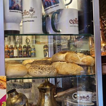 Cello Coffee House & Cafe - Some of the souvenirs for sale. - Coffee & Tea Near Me - Roanoke, Virginia
