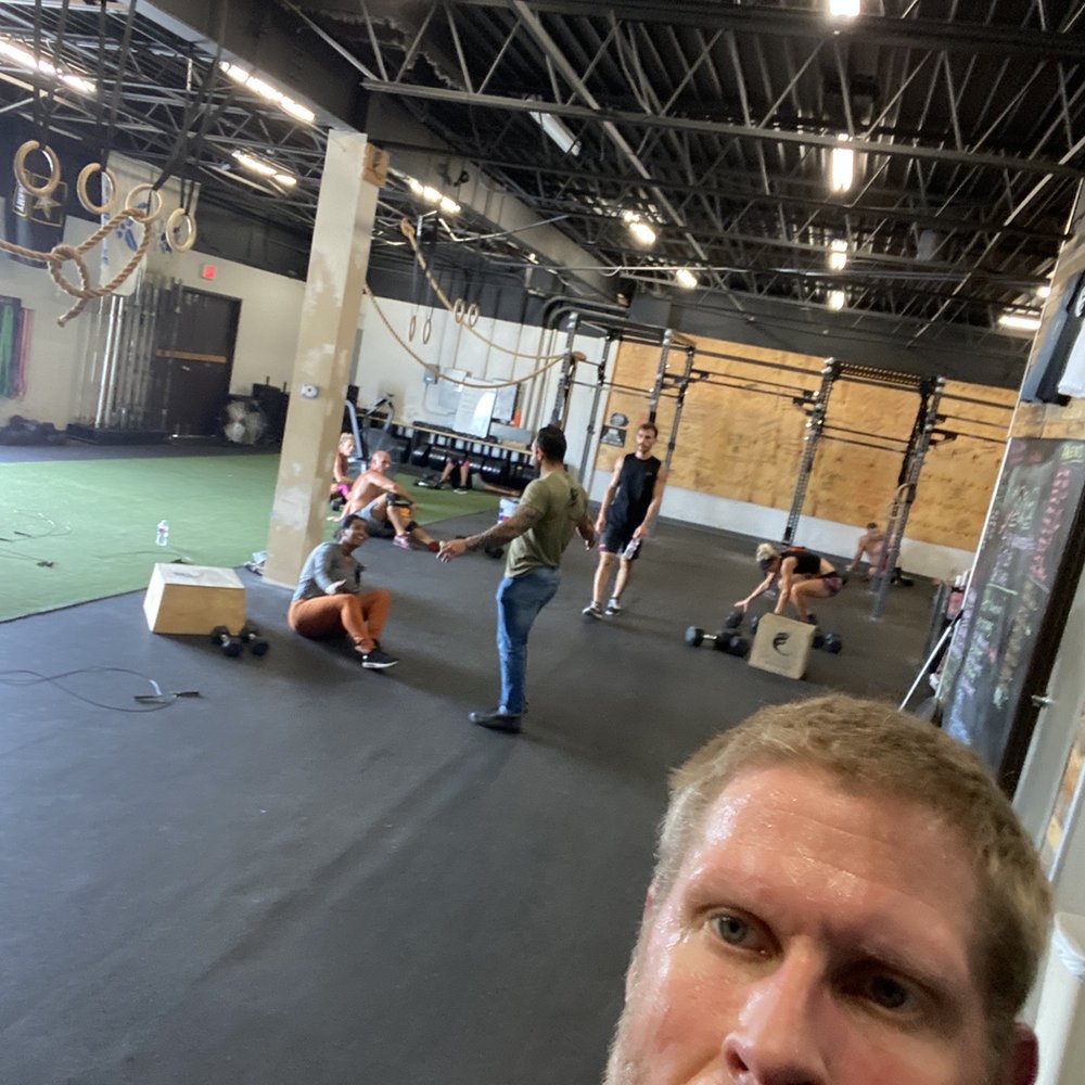 CrossFit Rev40 - Feeling good but crushed after the workout - Gyms Near Me - Farmers Branch, Texas