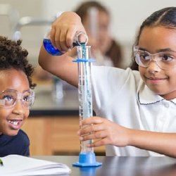 Excel Christian Academy - Science in action in elementary school!
