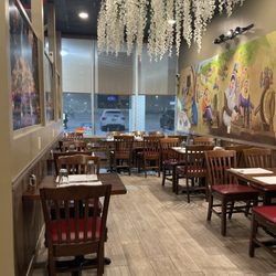 Taj Indian Fusion - Dining area.