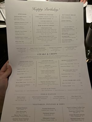 Menu photo 1 RPM Steak Chicago, IL