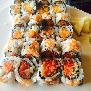 Sake House - Spicy tuna, spicy yellowtail, and spicy salmon rolls - Sushi Bars Near Me - Raleigh, North Carolina Sake House - Spicy tuna, spicy yellowtail, and spicy salmon rolls - Sushi Bars Near Me - Raleigh, North Carolina
