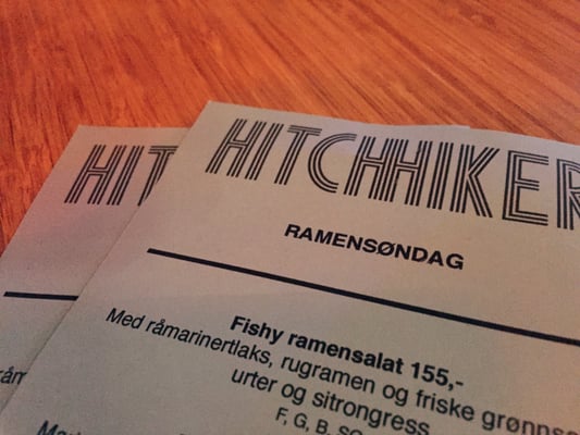 Menu photo 6 Hitchhiker Oslo, 03