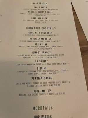 Menu photo 5 Lemon Press Nantucket, MA