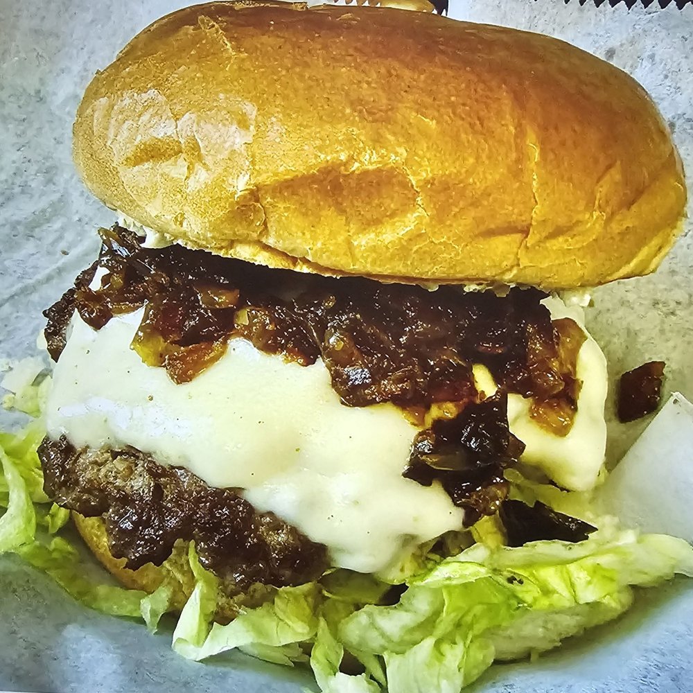 The Tiny Piney - DELICIOUS BURGER. Yum. - Dive Bars Near Me - Batavia, New York